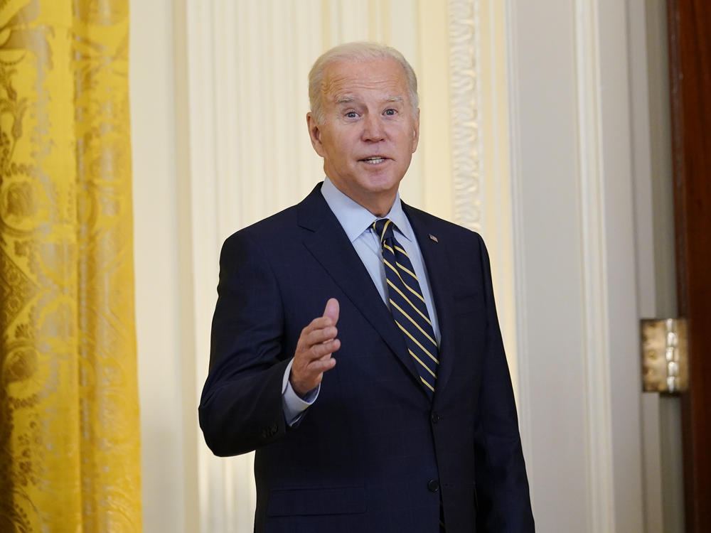 President Biden told reporters on Monday that the U.S. pays the highest prescription drug prices in the developed world and that he wants Congress to pass his Build Back Better bill. That measure would cap the cost of some medications.