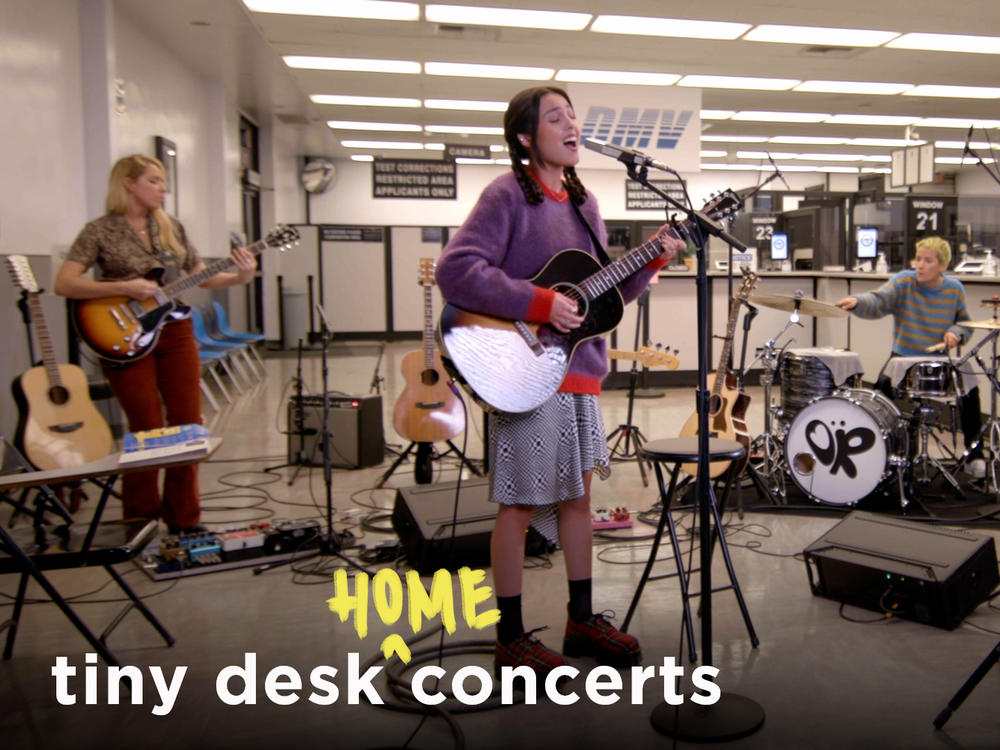 Olivia Rodrigo performs a Tiny Desk (home) concert.
