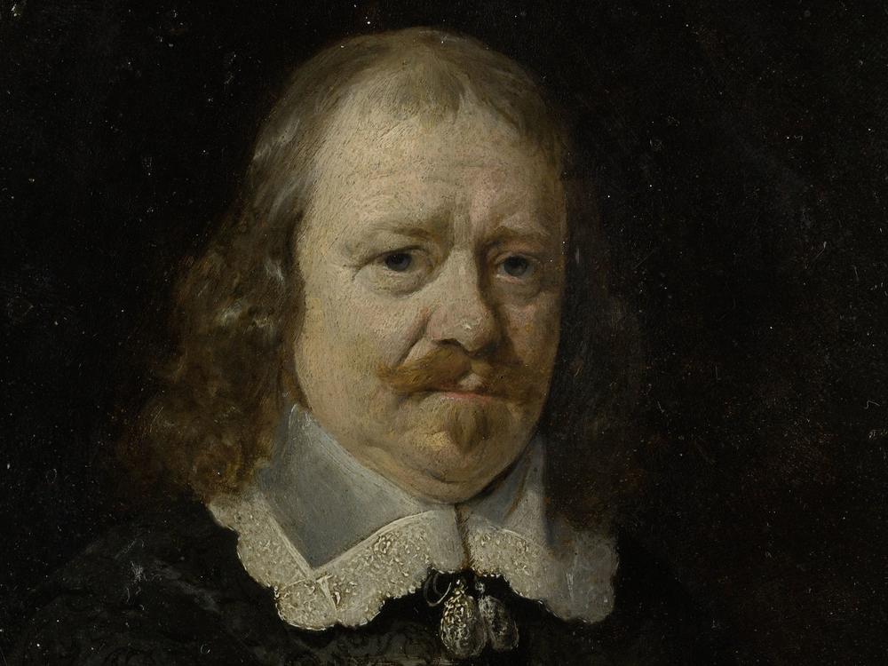 Gerard ter Borch's painting, titled <em>Godard van Reede (1588-1648), Lord of Nederhorst. Delegate of the Province of Utrecht at the Peace Conference at Münster (1646-48)</em>.
