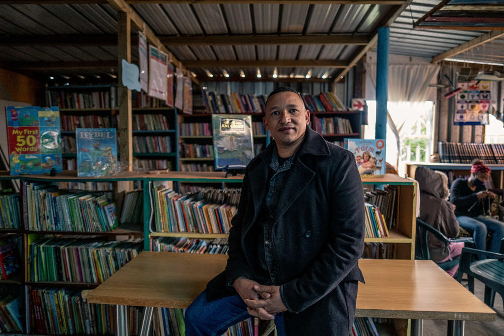 Terence Crowster, who has been an avid reader since he was young, solicited donations to start the Hot-Spot Library in the Scottsville neighborhood in Cape Town, so kids would have a safe place to connect with books.