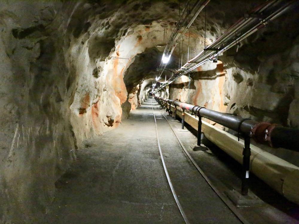 A tunnel inside the Red Hill Underground Fuel Storage Facility in Pearl Harbor, Hawaii pictured on Jan. 26, 2018. The facility was constructed in the early 1940s and has a history of leaks.