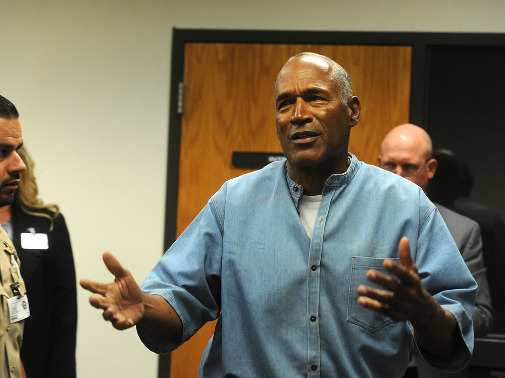 O.J. Simpson attends a parole hearing at Lovelock Correctional Center in 2017 in Nevada.