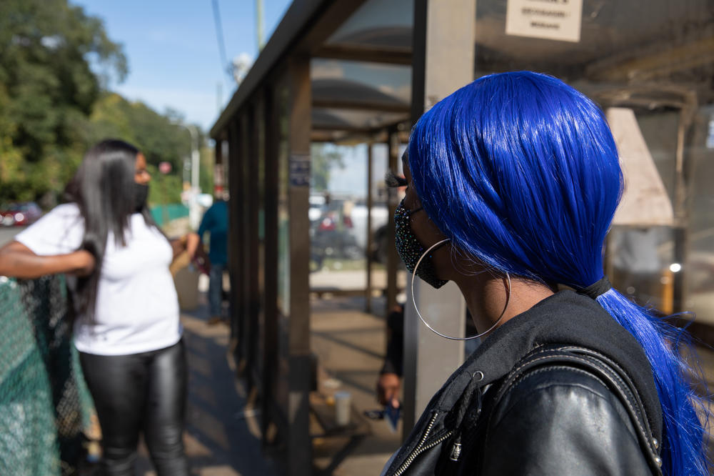 The passengers of the Q100 are mostly women, almost all people of color. They voiced distress over conditions at the facility, and many told stories of loved ones' lives being in danger.