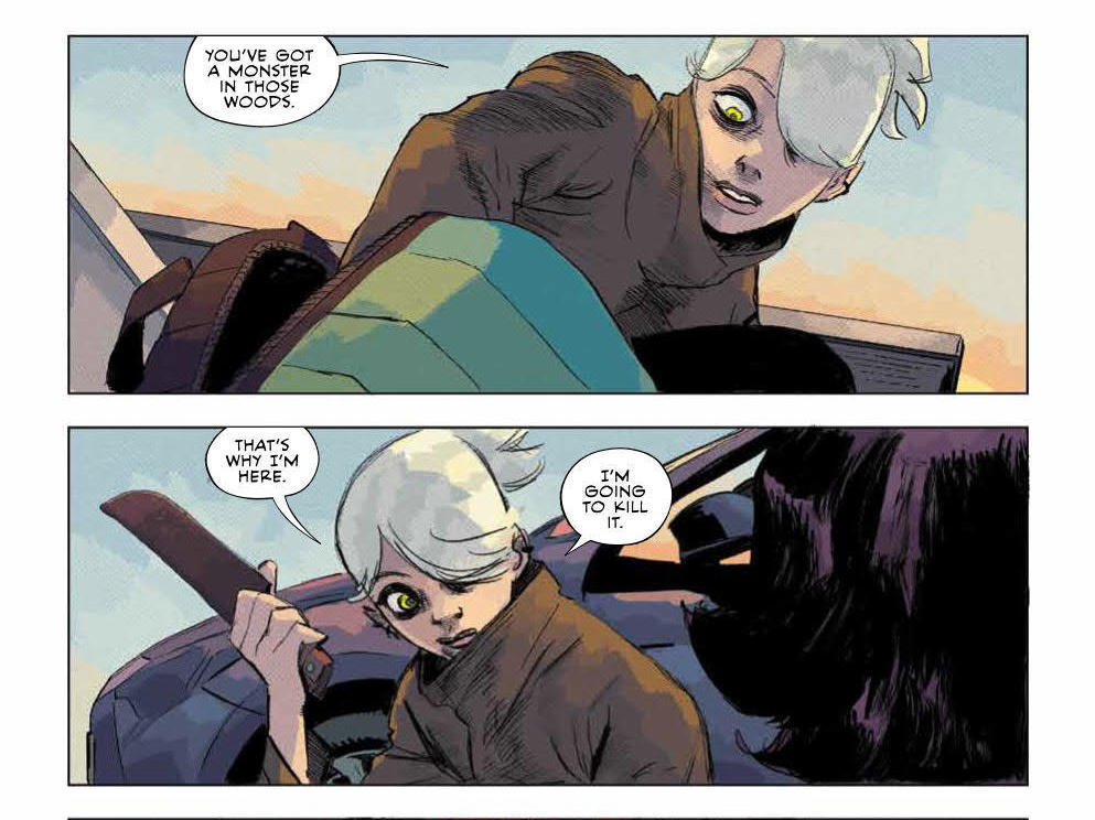 Scene from <em>Something Is Killing the Children</em>