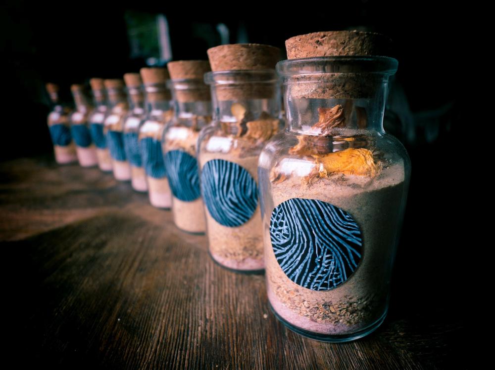 The mushrooms can be made into all sorts of things, including mushroom salt.