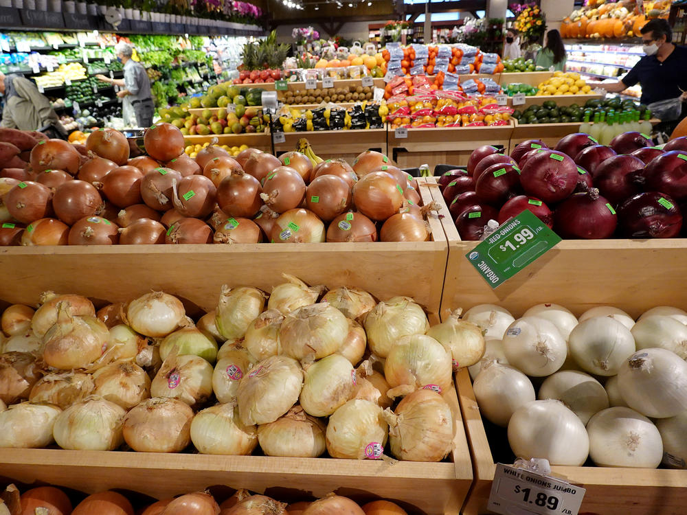 Food recalls were down this year, but experts who track foodborne illness don't know exactly why. Here, produce is on sale at a Miami supermarket on Oct. 22.