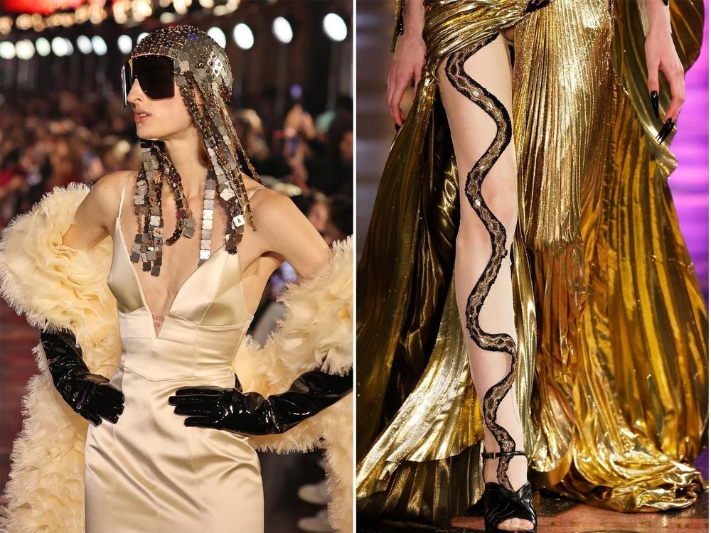 Models walk the runway during Gucci Love Parade in Los Angeles in November.