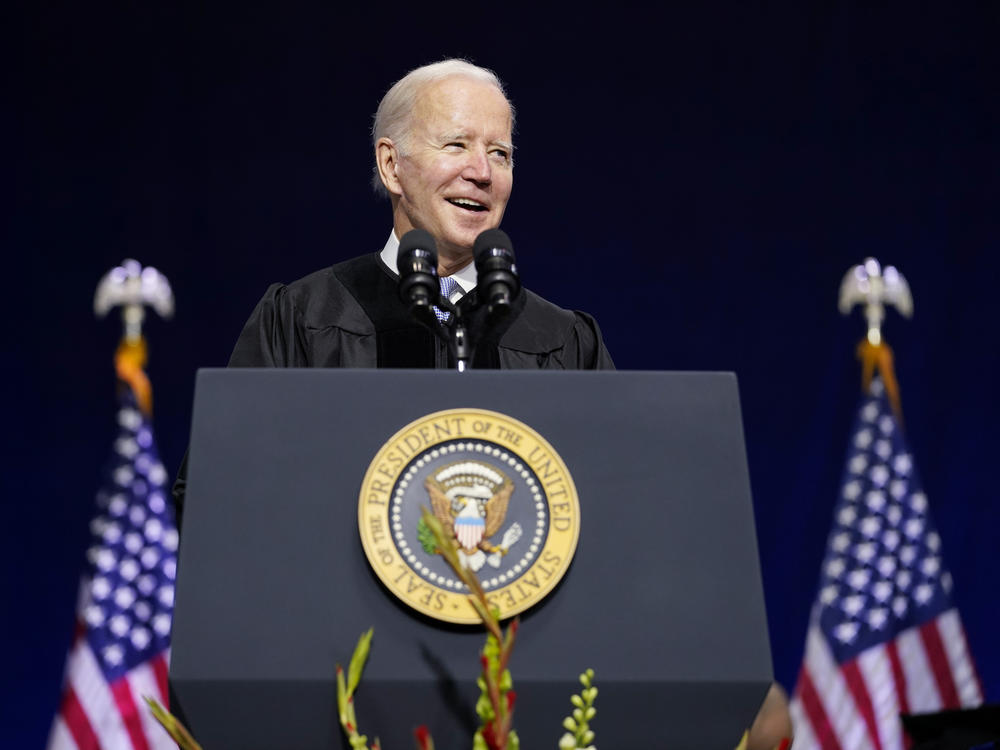 President Biden delivered the keynote address at South Carolina State University's fall commencement ceremony on Friday.