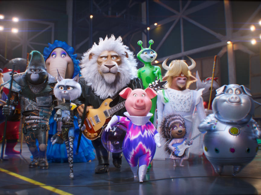In Sing 2, a troupe of singing animals take a big gamble on hitting it big in a Vegas-like resort.