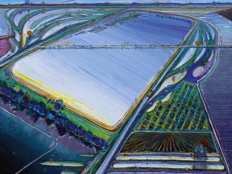 Flood Waters, 2006/2013, Art © Wayne Thiebaud / Licensed by VAGA, New York, N.Y.