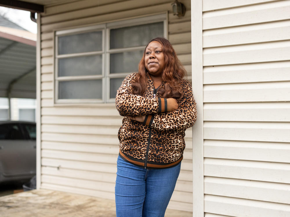 Regan Adams at her home in northeast Knoxville.