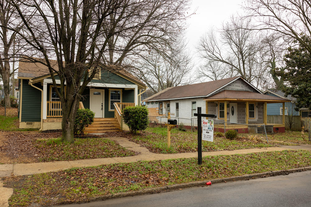 A house for sale in the Parkridge neighborhood of Knoxville.