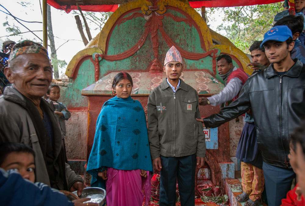 Prakash, 15, and Sumeena, 13, married in 2007. An estimated 115 million boys and men around the world were married as children, UNICEF stated in its first in-depth analysis of child grooms. Of these, 1 in 5, or 23 million, were married before the age of 15.