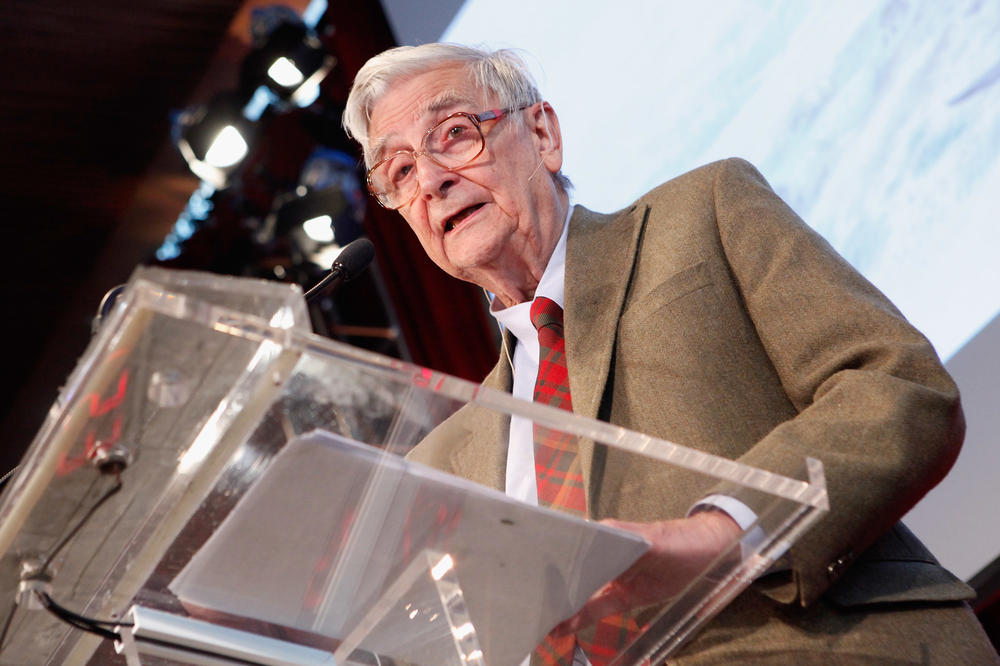 Scientist Edward O. Wilson at the World Science Festival at NYU Global Center in New York City, June 2012.