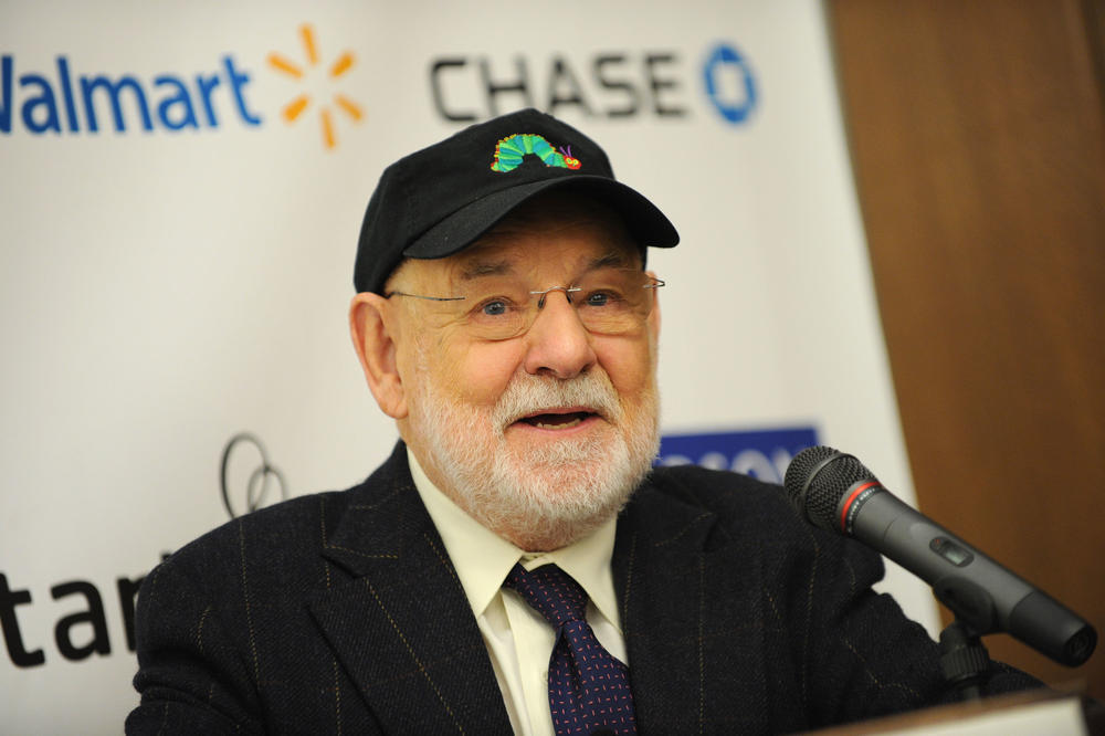 Author Eric Carle at the New York Public Library, October 2009.