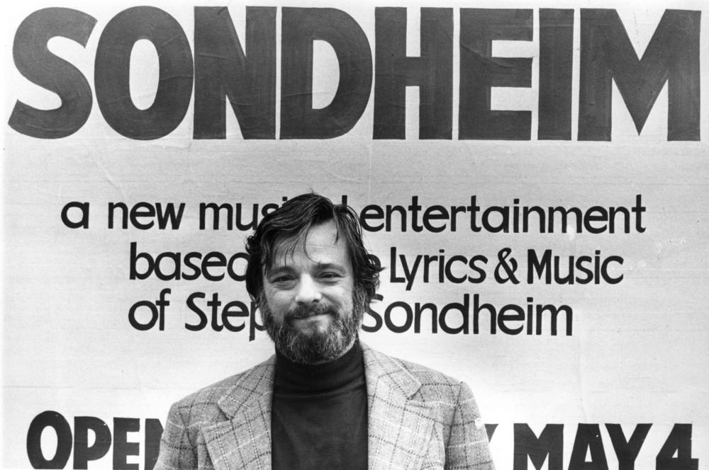 Stephen Sondheim, composer and lyricist, in April 1976.