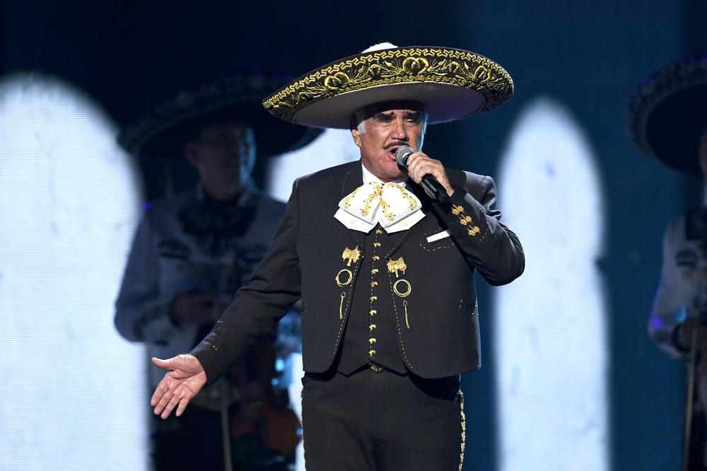 Vicente Fernández at the 20th annual Latin Grammy Awards in Las Vegas, November 2019.
