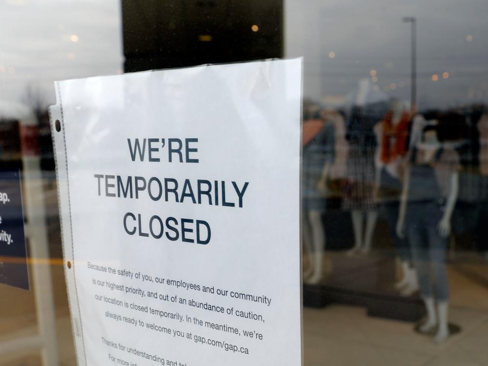A Gap store in Farmington Hills, Mich., was closed by COVID-19 outbreak in March 2020. Thousands of people were left without jobs and dependent on unemployment benefits; unfortunately, some people took advantage of the system.