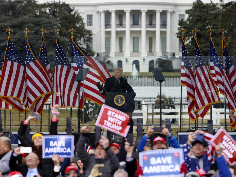 Donald Trump was met with cheers are chants at the 