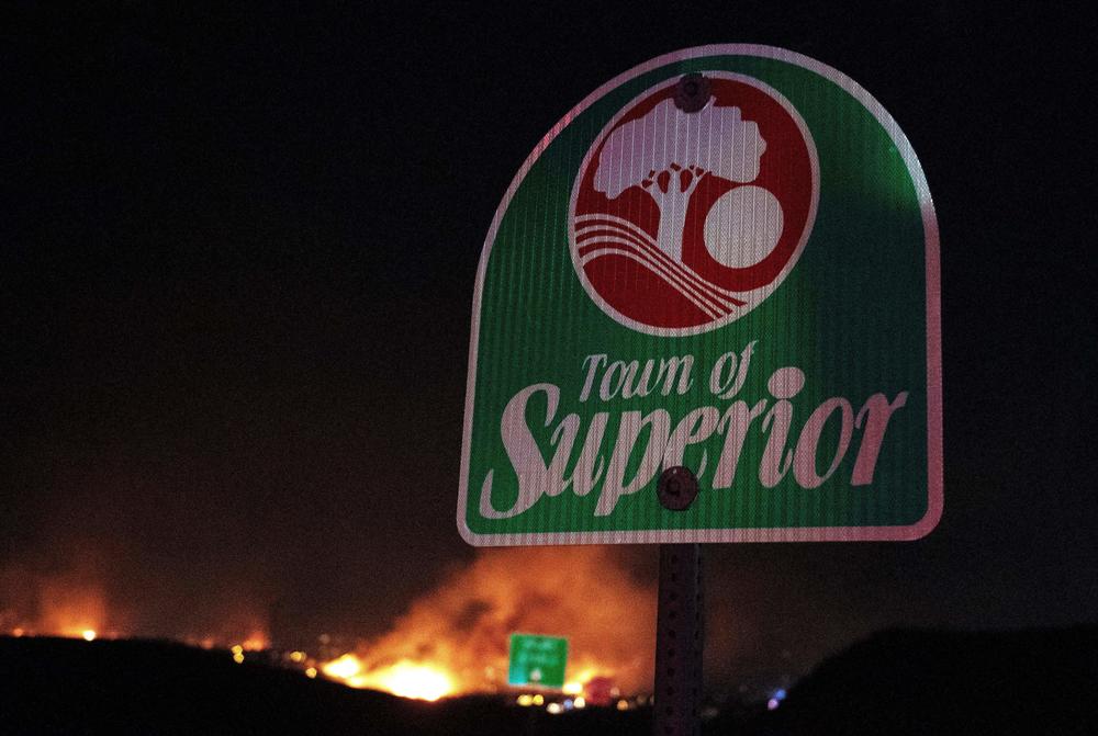 Dec. 30: Superior, Colo. — Flames engulf homes as the Marshall Fire spreads through a neighborhood.