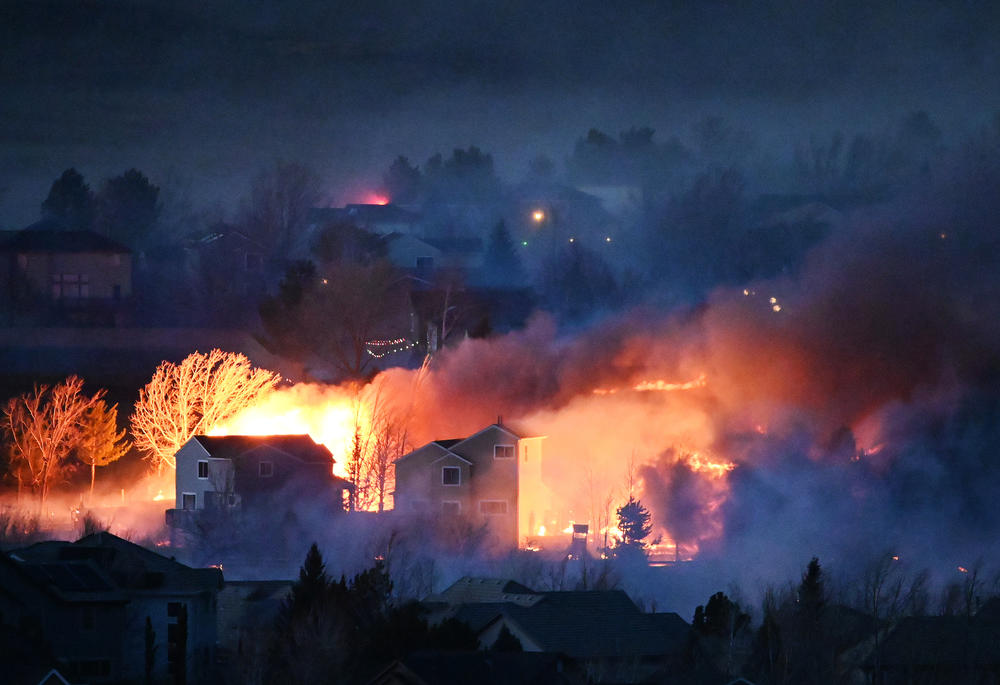 Dec. 30: Broomfield, Colo. — The Marshall Fire continues to burn out of control.