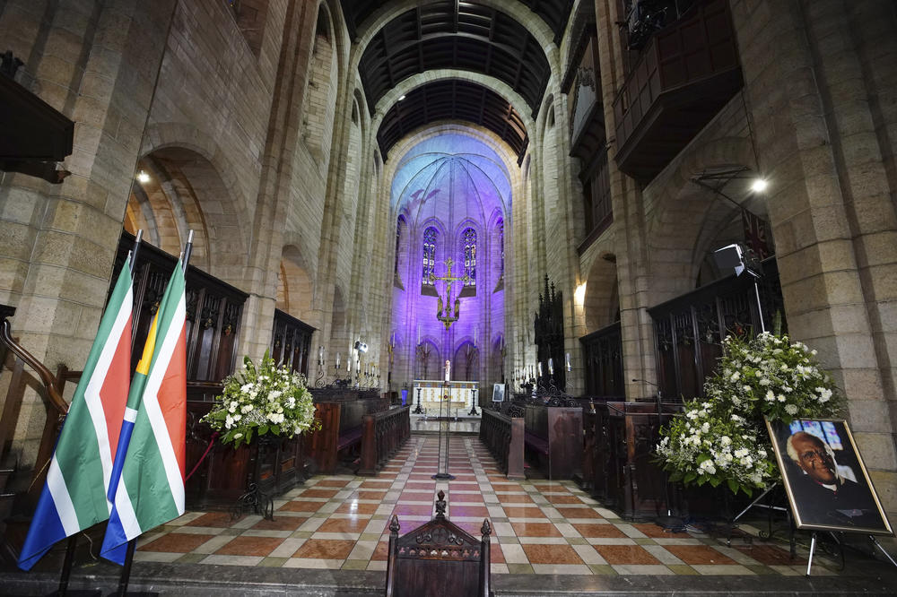 St. George's Cathedral, site of the funeral for Anglican Archbishop Emeritus Desmond Tutu.