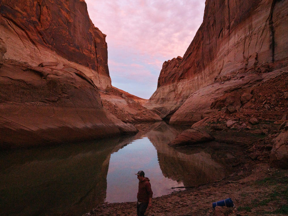 Eric Balken in part of Glen Canyon.