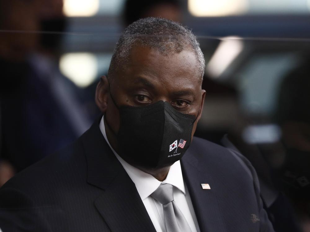 Secretary of Defense Lloyd Austin, pictured in Seoul, South Korea, in early December, has tested positive for COVID-19.