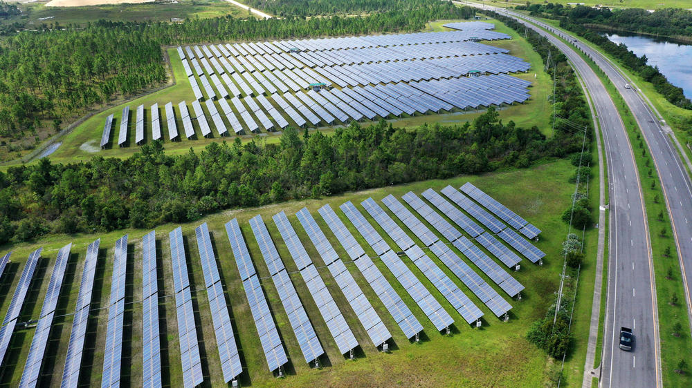 The 6-megawatt Stanton Solar Farm outside of Orlando, Fla., was built on the site of a coal ash facility.