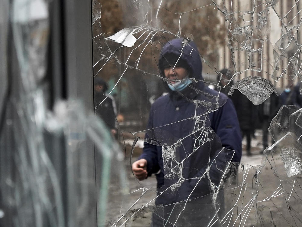 Demonstrators denouncing the doubling of prices for liquefied gas, among other grievances, have clashed with police in Kazakhstan's largest city and held protests in about a dozen other cities in the country.