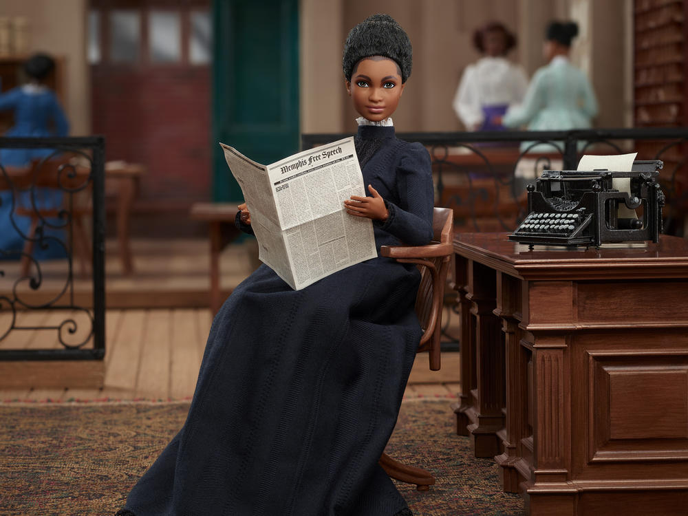 The new Barbie doll of journalist and activist Ida B. Wells.