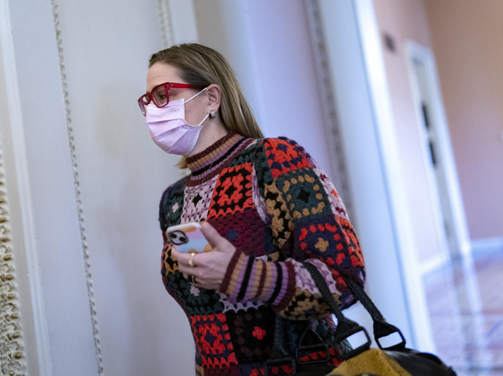 Sen. Kyrsten Sinema, D-Ariz., said she supports the voting rights bills under consideration but is unwilling to change her position on the filibuster for them to pass.