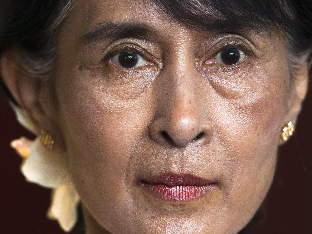 Aung San Suu Kyi briefs the media in Oslo on June 15, 2012. Myanmar's military-installed government has filed five new corruption charges against the ousted leader.