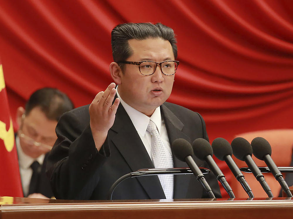 In this photo provided by the North Korean government, North Korean leader Kim Jong Un attends a meeting of the Central Committee of the ruling Workers' Party in Pyongyang, North Korea in December.
