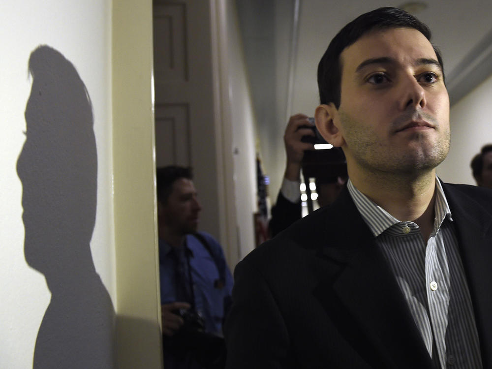 A federal judge on Friday ordered Martin Shkreli, seen here in 2016, to return $64.6 million in profits he and his former company reaped from inflating the price of the lifesaving drug Daraprim and barred him from participating in the pharmaceutical industry for the rest of his life.