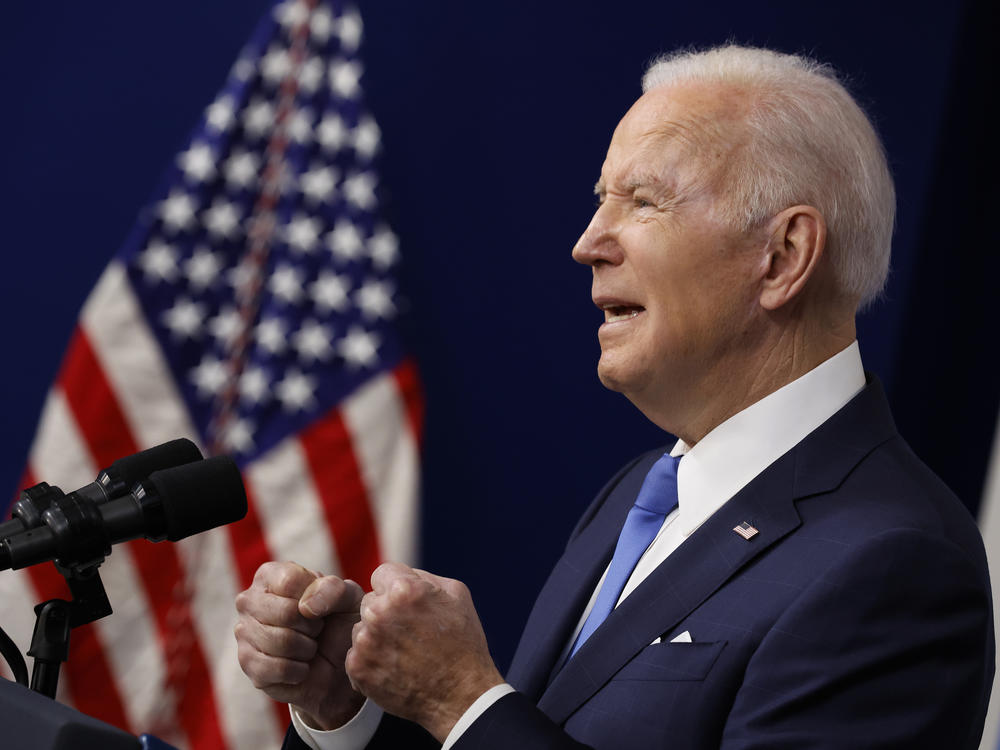 President Biden acknowledged his administration's recent struggles Friday while speaking about the bipartisan infrastructure bill he signed into law last year.