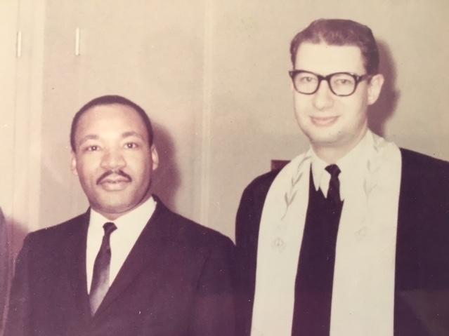 Martin Luther King Jr. spoke at Rabbi Israel Dresner's synagogue, Temple Sha'arey Shalom, in Springfield, N.J., on Jan. 18, 1963. Dresner became close to King when he was an activist for civil rights in the 1960s.