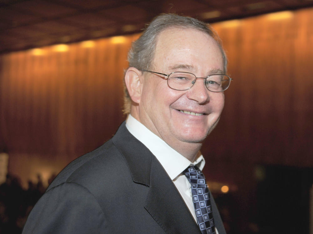 <em>New York Post</em> Editor-in-Chief Col Allan attends a party in 2010.
