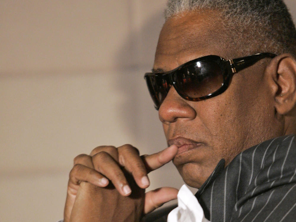 In 2007, <em>Vogue</em> magazine editor at large André Leon Talley attends a post-Fashion Week panel discussion on the lack of Black images in the current fashion output in New York. Talley, the towering former creative director and editor at large of <em>Vogue</em> magazine, has died. He was 73. Talley's literary agent confirmed Talley's death to <em>USA Today</em> late Tuesday.