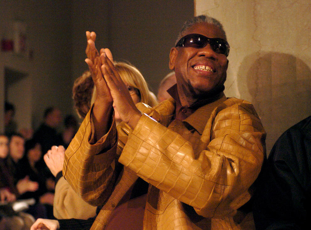 <strong>2006</strong>: André Leon Talley at Dana Buchman during Olympus Fashion Week Fall 2006 at 1441 Broadway Show Room in New York City.