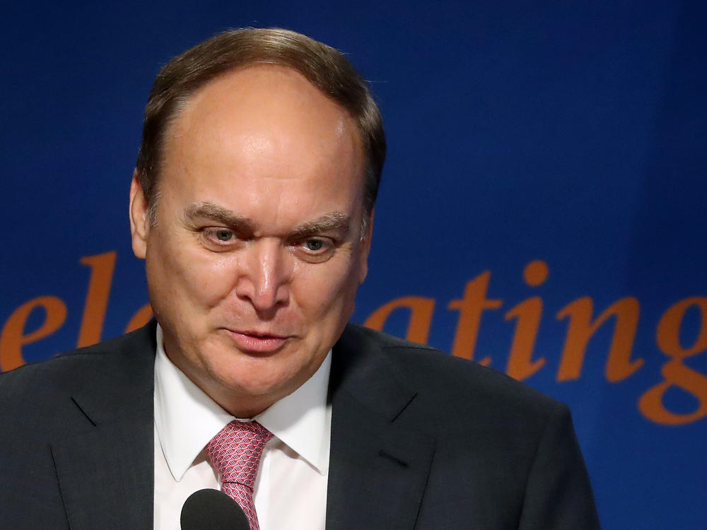 Russian Ambassador to the United States Anatoly Antonov speaks at the Woodrow Wilson Institute in Washington, D.C., in November.