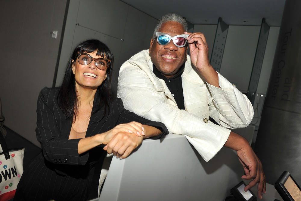 <strong>2011</strong>: Designer Norma Kamali, left, and editor Andre Leon Talley, right, attend the Norma Kamali Spring 2012 collection and launch of NORMAKAMALI3D at David Rubenstein Atrium on Sept. 14 in New York City.
