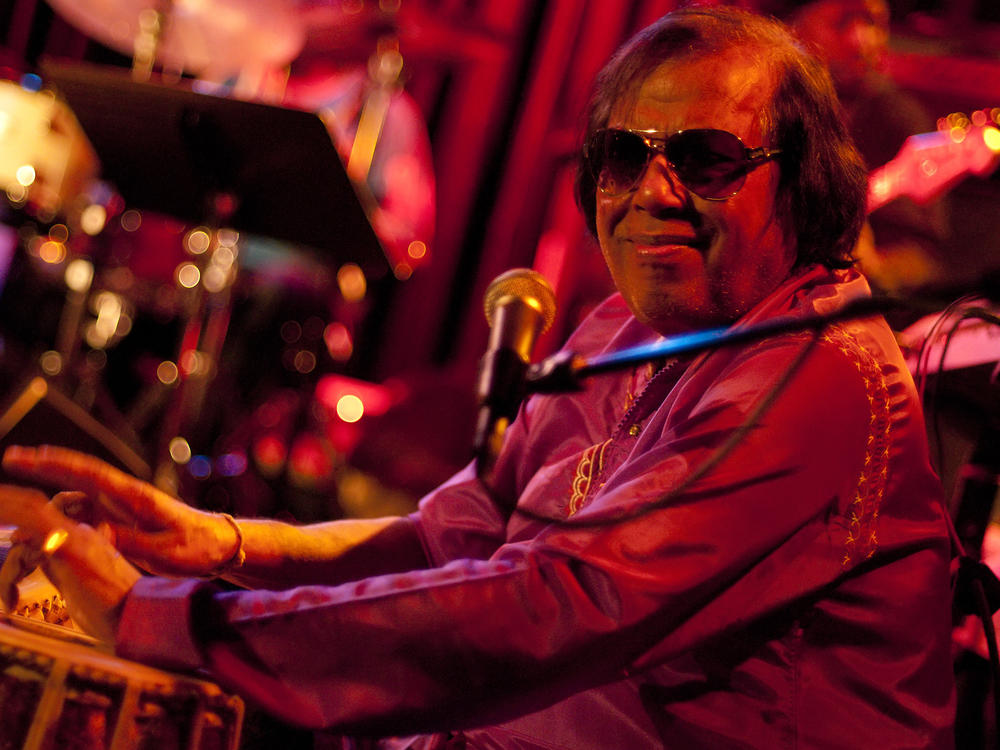 Tabla player Badal Roy, who worked with both Miles Davis and Ornette Coleman, in 2011.