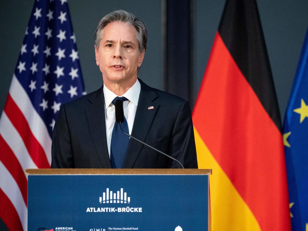 Secretary of State Antony Blinken was in Berlin, meeting with allies. He plans to meet with Russian Foreign Minister Sergei Lavrov on Friday.