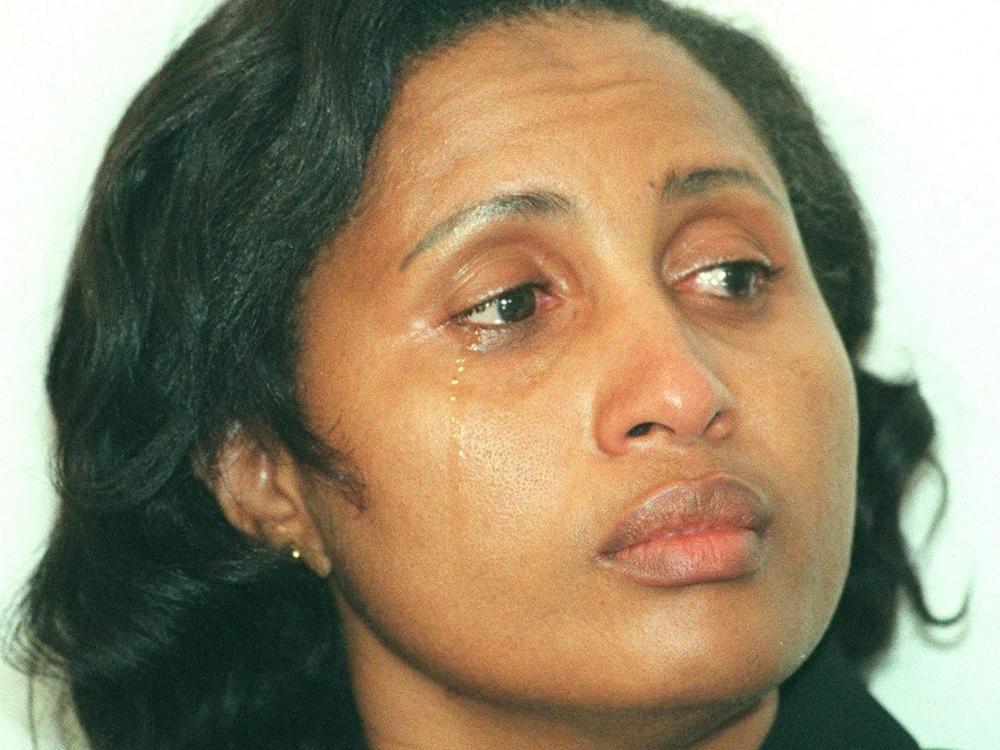 NEW YORK, UNITED STATES: Kadiadou Diallo, the mother of Amadou Diallo.