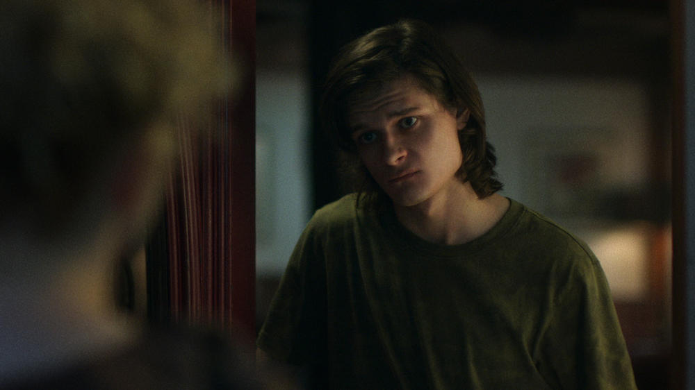 Charlie Tahan as Wyatt, who has a lot to think about.