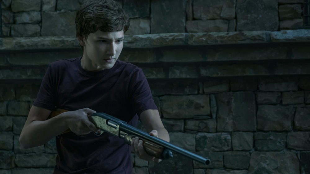 Skylar Gaertner as Jonah, who has had to grow up just a bit too fast.