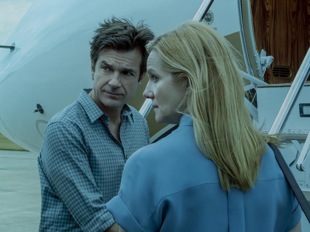 Jason Bateman and Laura Linney as Marty and Wendy Byrde in Netflix's <em>Ozark</em>.