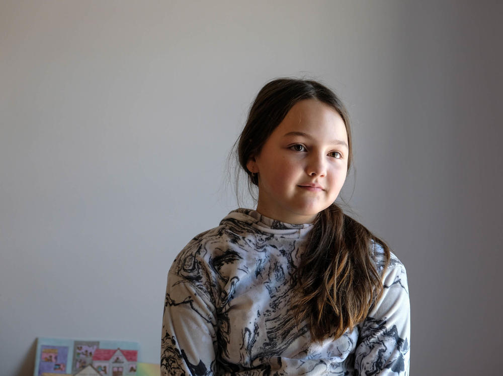 Avah Lamie is in fifth grade and lives in Hartford, Vt. The pandemic brought a big loss of stability for kids, experts say.