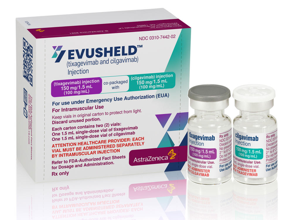 Evusheld is a treatment authorized for prevention of COVID-19 in people who are seriously immunocompromised or who have had serious adverse reactions to COVID-19 vaccines.